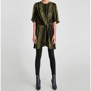 ZARA Mini Dress with front knot